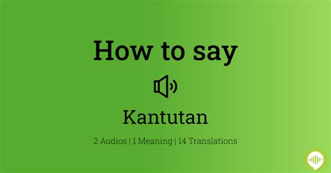 english kantutan|How to pronounce kantutan .